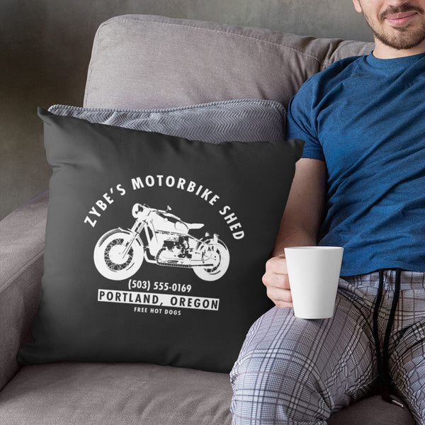 "Zybe's Motorbikes" Premium Throw Pillow