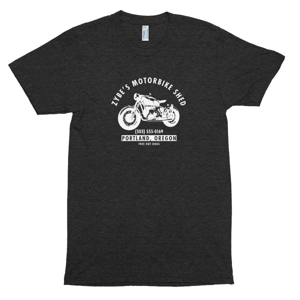 "Zybe's Motorbikes" Unisex Tri-Blend Track Shirt