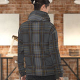 Grey Tartan Unisex Hoodie