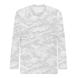 Men's Arctic Dot-Camo Rash Guard Long Sleeve Shirt