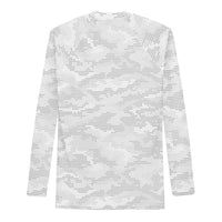 Men's Arctic Dot-Camo Rash Guard Long Sleeve Shirt