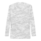 Men's Arctic Dot-Camo Rash Guard Long Sleeve Shirt