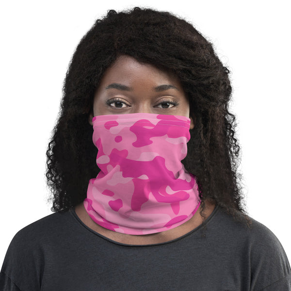 Pink Camo Neck Gaiter