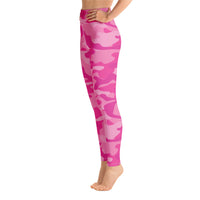 Yoga Leggings - Pink Camo