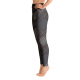 Yoga Leggings - Grey Tartan