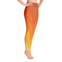 Yoga Leggings - Autumn Stripe