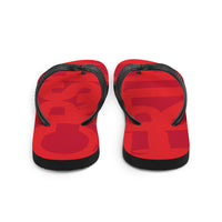 CRSHFRTH Red Flip-Flops - sizzlets apparel