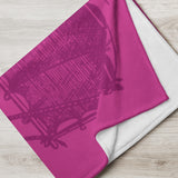 Vintage Design "Homo Volans" Throw Blanket