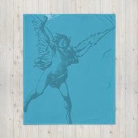 Vintage Design Angel Throw Blanket