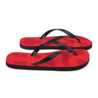 CRSHFRTH Red Flip-Flops - sizzlets apparel