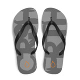 CRSHFRTH Grey Flip-Flops