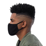 Plain Black Silverplus® Face Mask (3-Pack) - sizzlets apparel