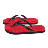 CRSHFRTH Red Flip-Flops - sizzlets apparel