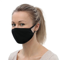 Plain Black Silverplus® Face Mask (3-Pack) - sizzlets apparel