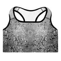 Padded Sports Bra - Concrete