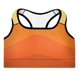 Padded Sports Bra - Autumn Stripe