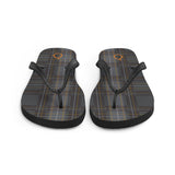 Grey Tartan Flops