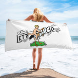 Let's Go Vintage Design Towel