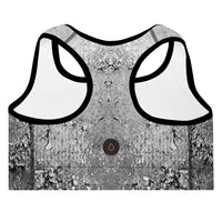 Padded Sports Bra - Concrete