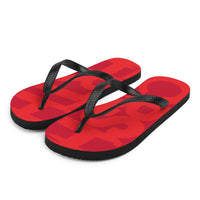 CRSHFRTH Red Flip-Flops - sizzlets apparel