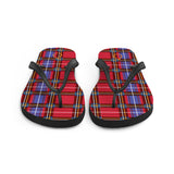 Red Tartan Flops