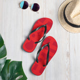 CRSHFRTH Red Flip-Flops - sizzlets apparel