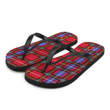 Red Tartan Flops