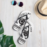 Zybe's Motorbike Shed Flip-Flops - sizzlets apparel