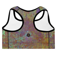 Padded Sports Bra - Wall