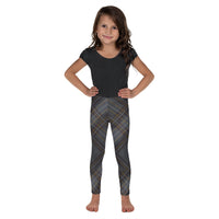 Kid's Leggings - Grey Tartan