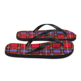 Red Tartan Flops