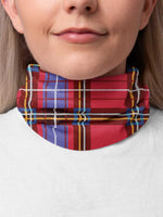 Red Tartan Neck Gaiter